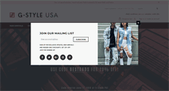 Desktop Screenshot of gstyleusa.com